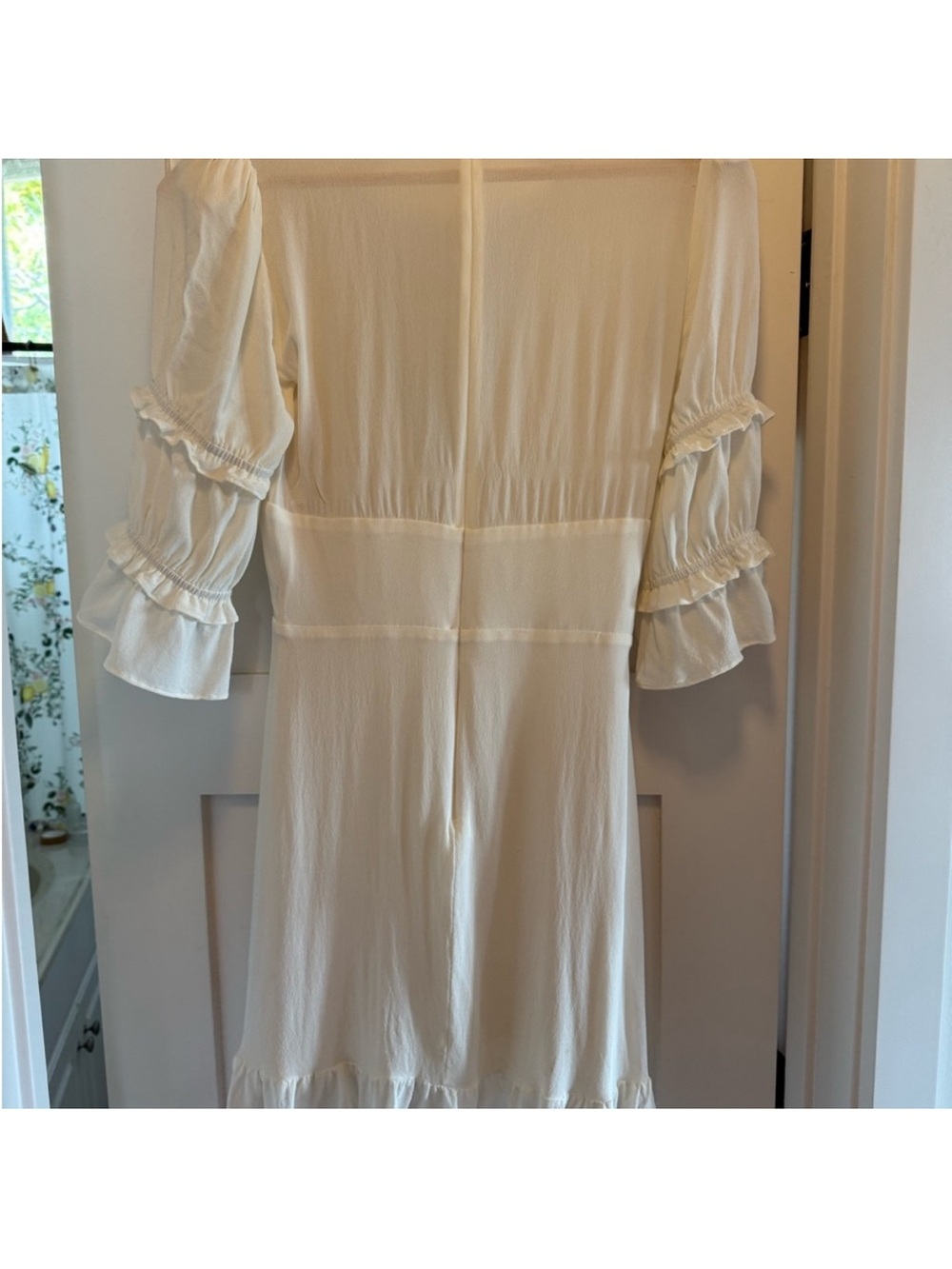 Reformation Lorelei Dress Sz 6 White - Picture 5 of 9